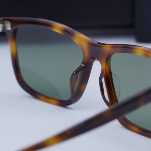 Final Price! Saint Laurent SL501 003 Havana/Green Sunglasses - Picture 6 of 12